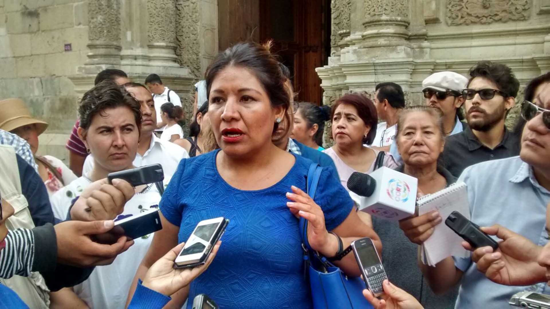  Empresarios oaxaqueños no descartamos plantón en Segob: Presidenta