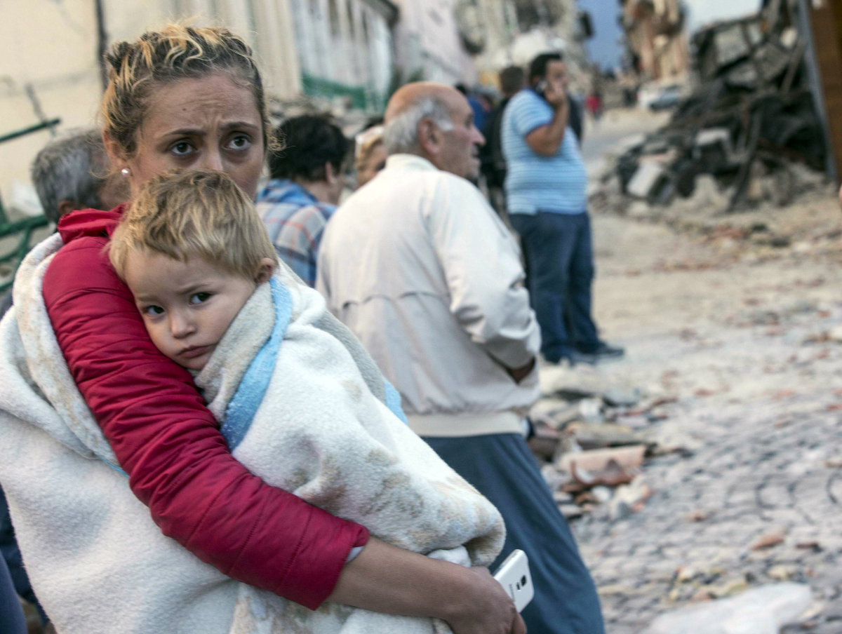  “Todo se derrumbó, menos las montañas”, cuentan niños italianos