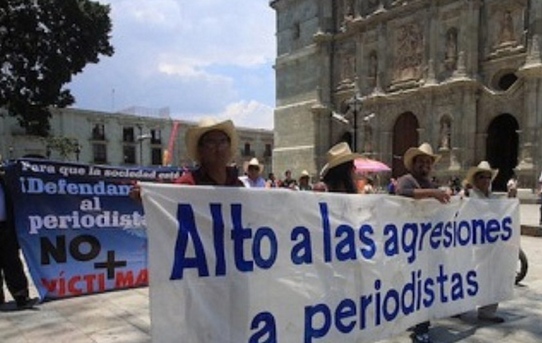  Periodistas exigieron en Oaxaca seguridad ante amenazas y agresiones de la CNTE