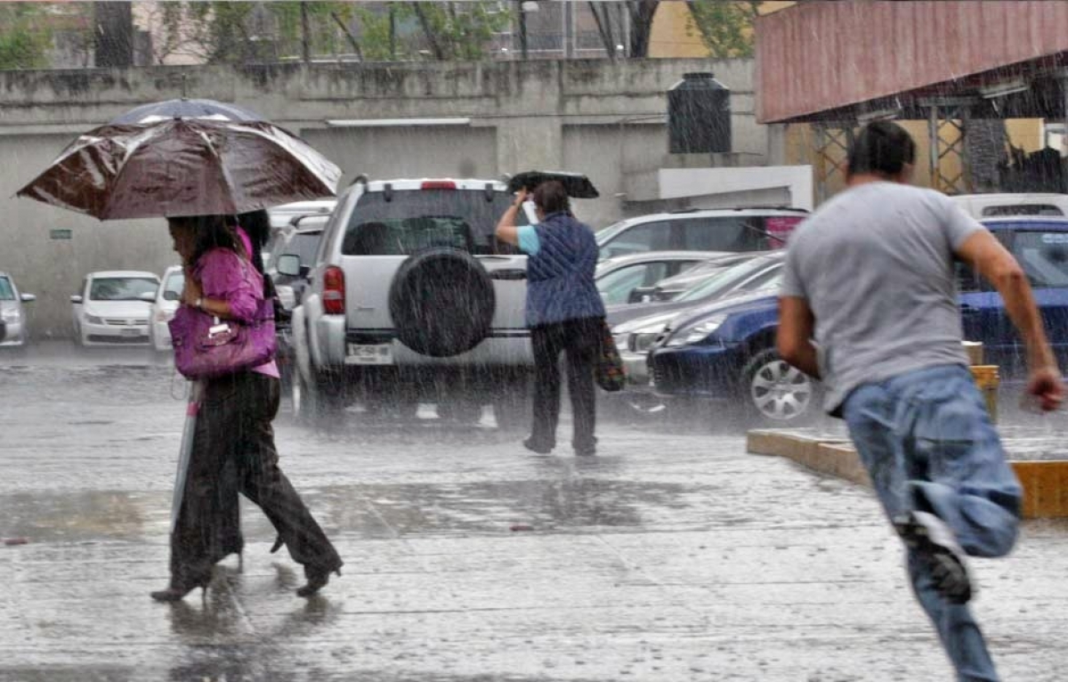  Habrá lluvias de diferente intensidad en la mayor parte del país