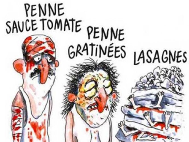  Charlie Hebdo caricaturiza terremoto e indigna a italianos