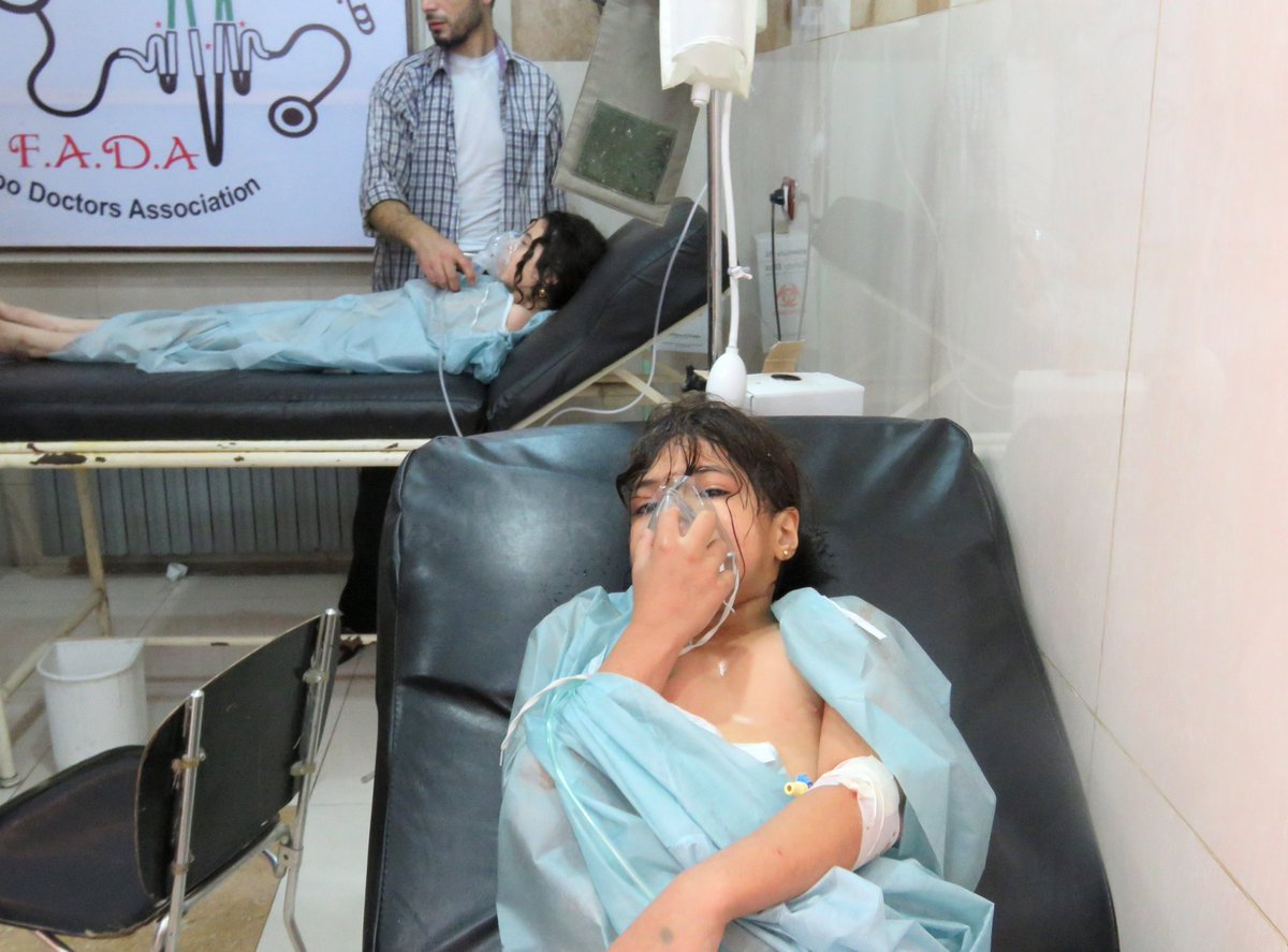  Reportan ataque con armas químicas en Aleppo; hay niños afectados