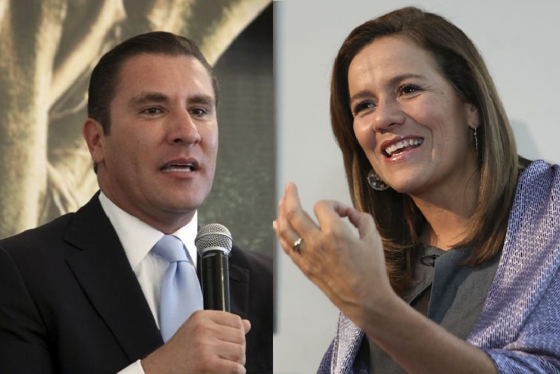  Margarita Zavala y Moreno Valle van por la presidencia en 2018