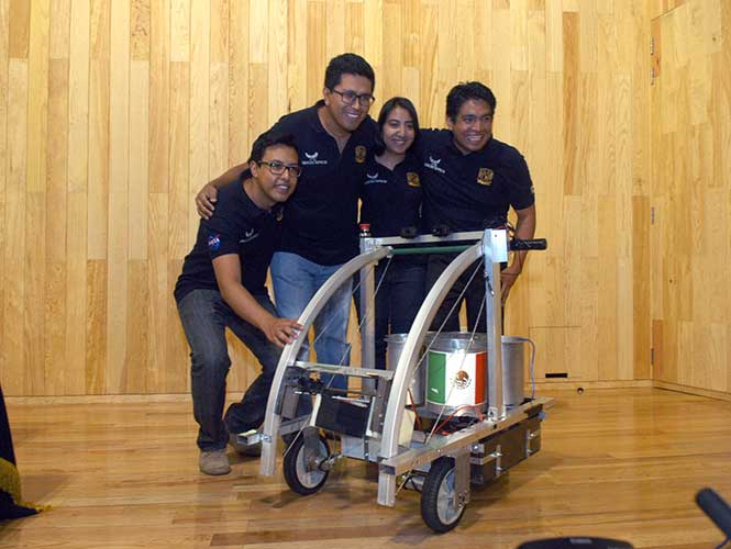  Mexicanos ganan premio de la NASA por robot para misión a Marte