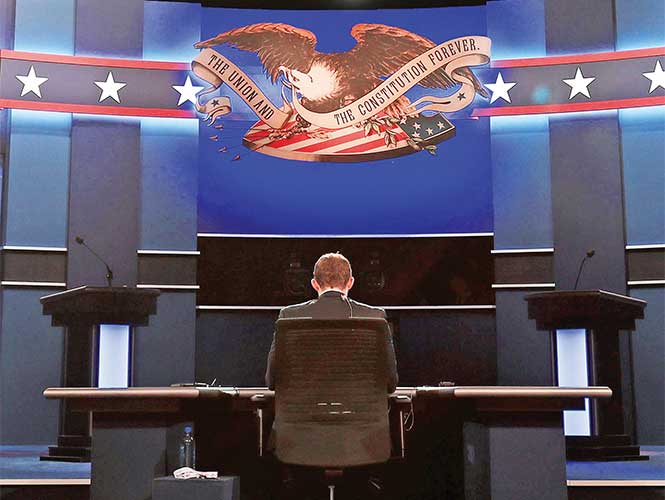  Debate presidencial en Las Vegas; la última carta
