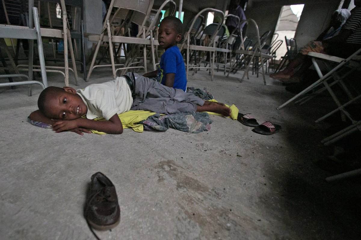  Solicitan el triple de recursos para niños de Haití tras el paso de ‘Matthew’