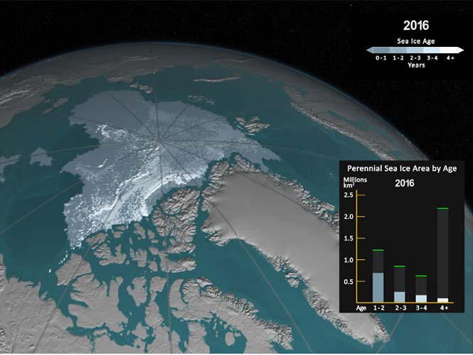  (Video) NASA muestra deshielo del Ártico por Calentamiento Global