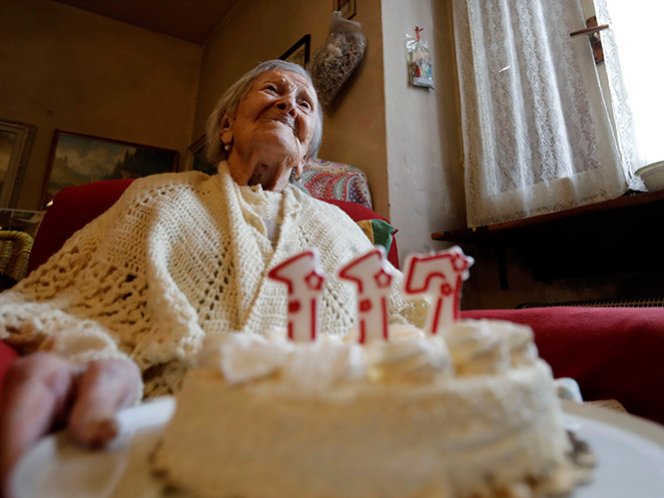  Italiana cumple 117 años; es de las personas más longevas del mundo