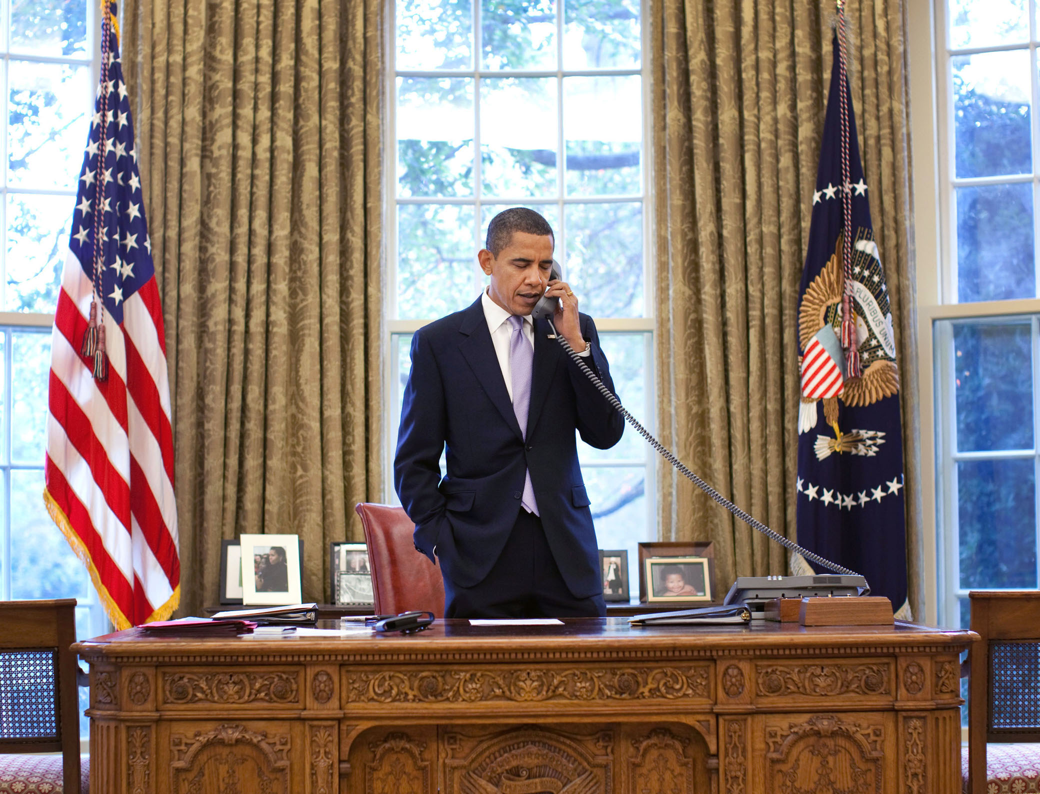  Barack Obama da muestra de cómo ser líder