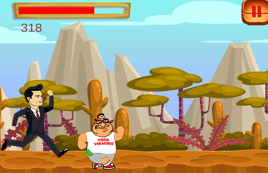  ‘Run Duarte, Run’, el videojuego del gobernador con licencia de Veracruz