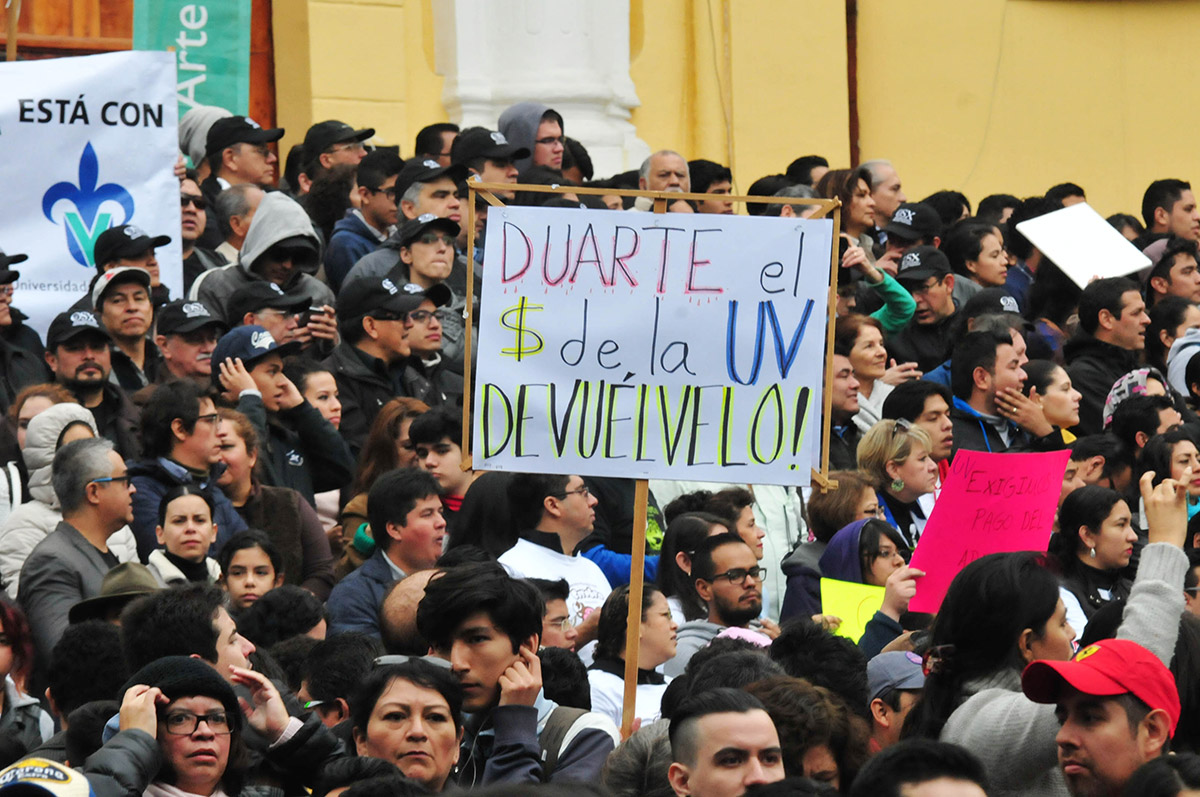  Duarte le debe 2 mil 400mdp a la Universidad Veracruzana: Rectora