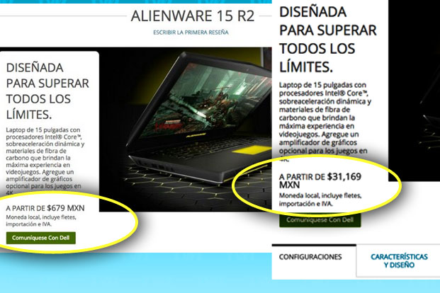  Dell causa ‘estragos’ en Internet; ofrece equipos a 679 pesos