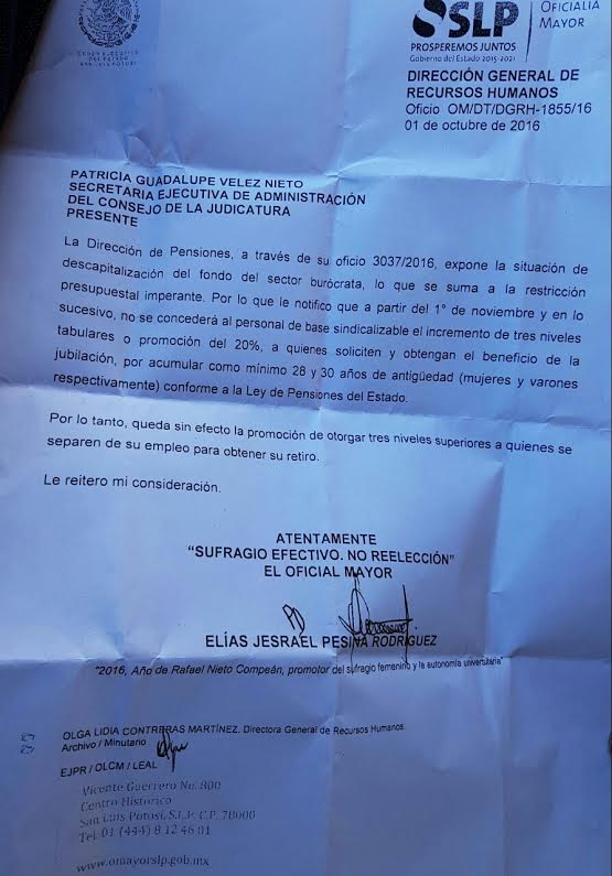  “Quiebra” en Pensiones de Gobierno del Estado perjudica a burócratas que alcancen jubilación