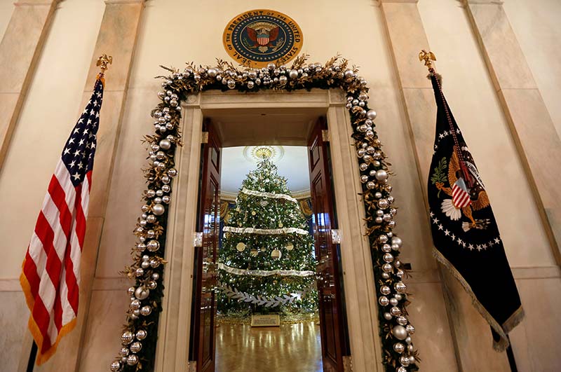  Los Obama decoran la Casa Blanca por última vez