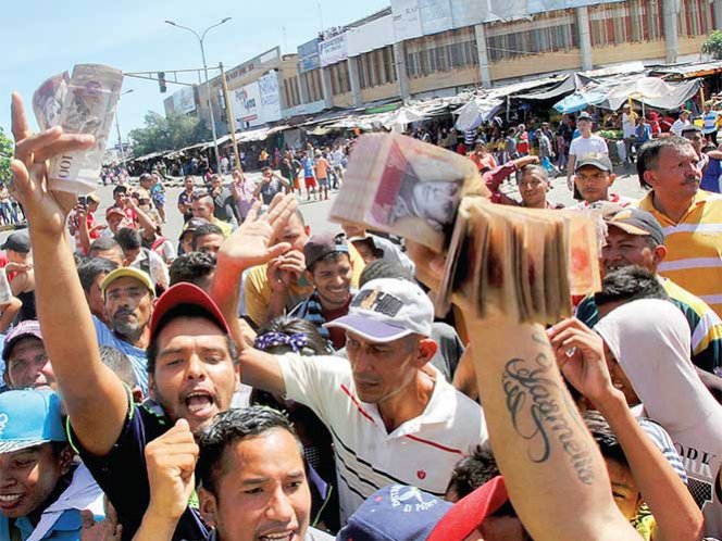  Protestan en Venezuela por la falta de dinero en efectivo
