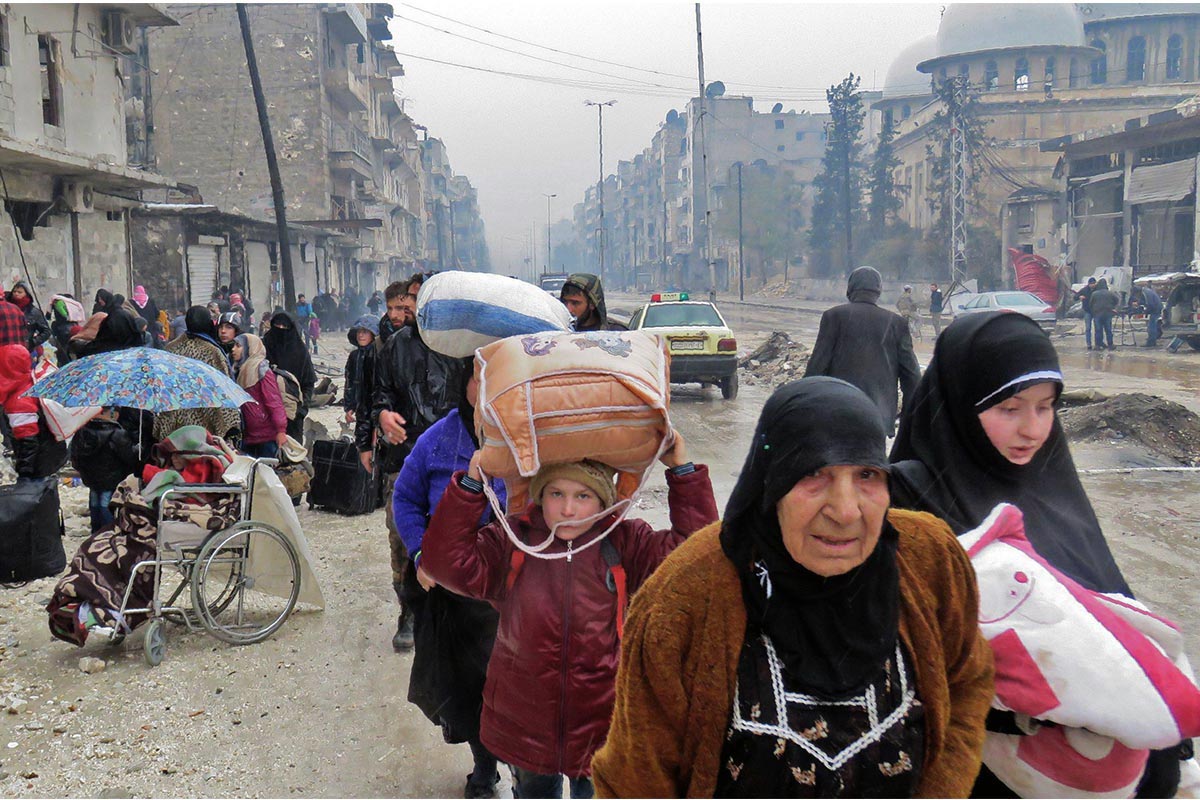  Tras varias pausas, se reinicia la evacuación de Alepo