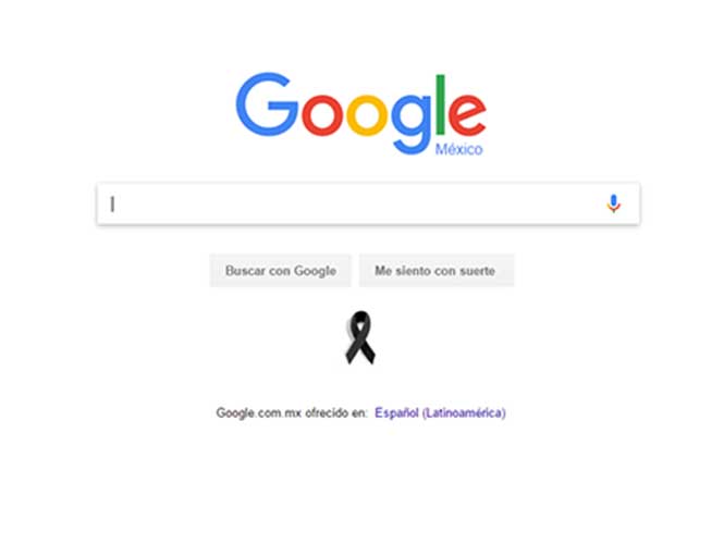  Google se viste de luto tras balacera en Colegio de Monterrey