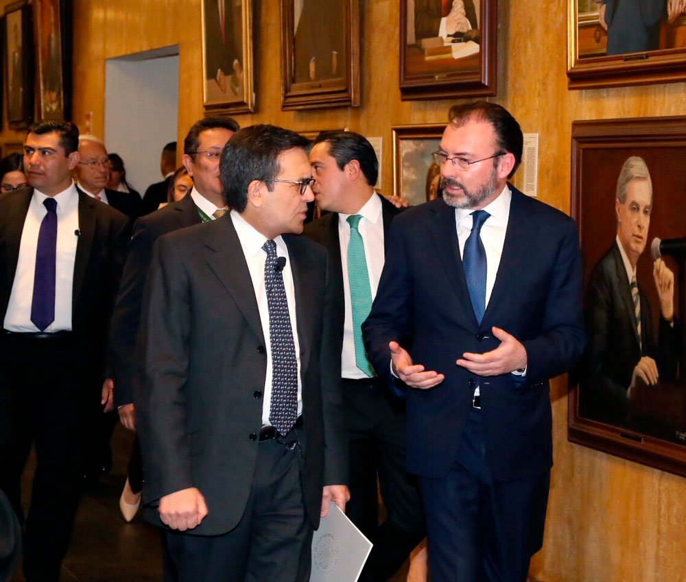  Guajardo y Videgaray, listos para visitar la Casa Blanca