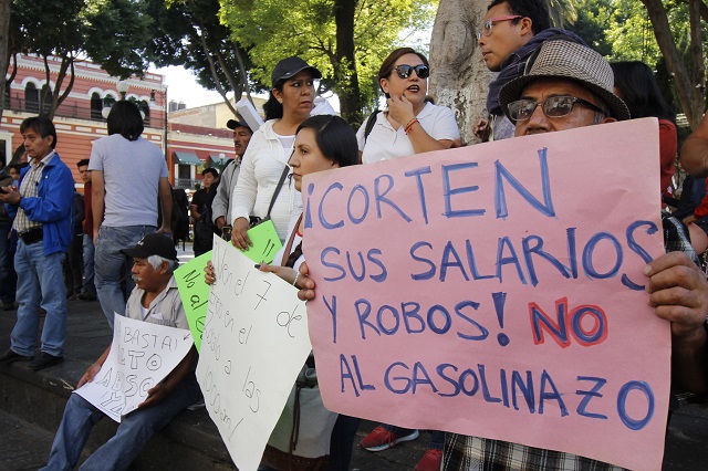 SNTE se une a protestas contra ‘gasolinazo’