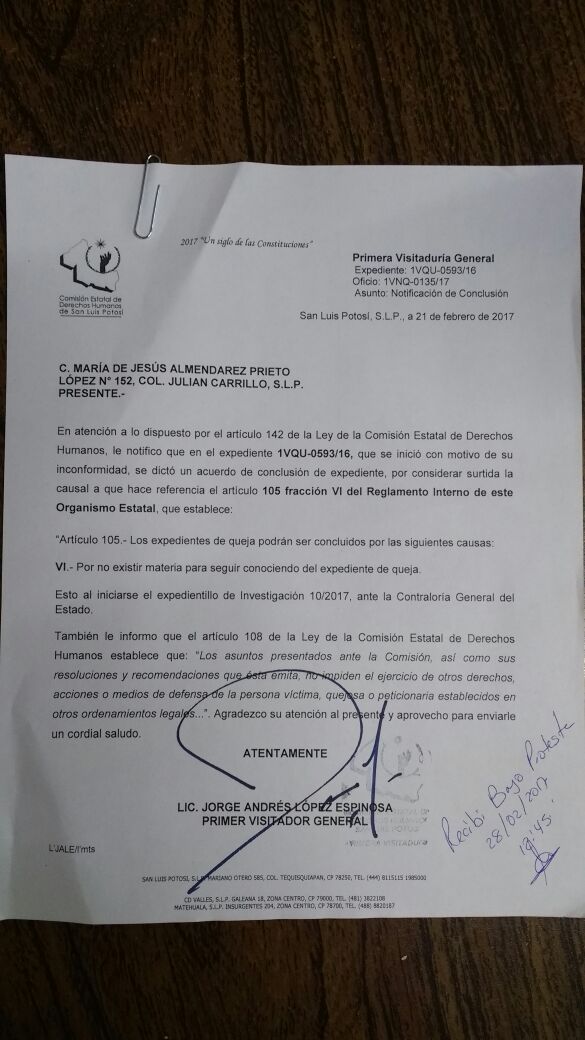  Se deslindó CEDH de queja contra directora del IMES, acusada de discriminación