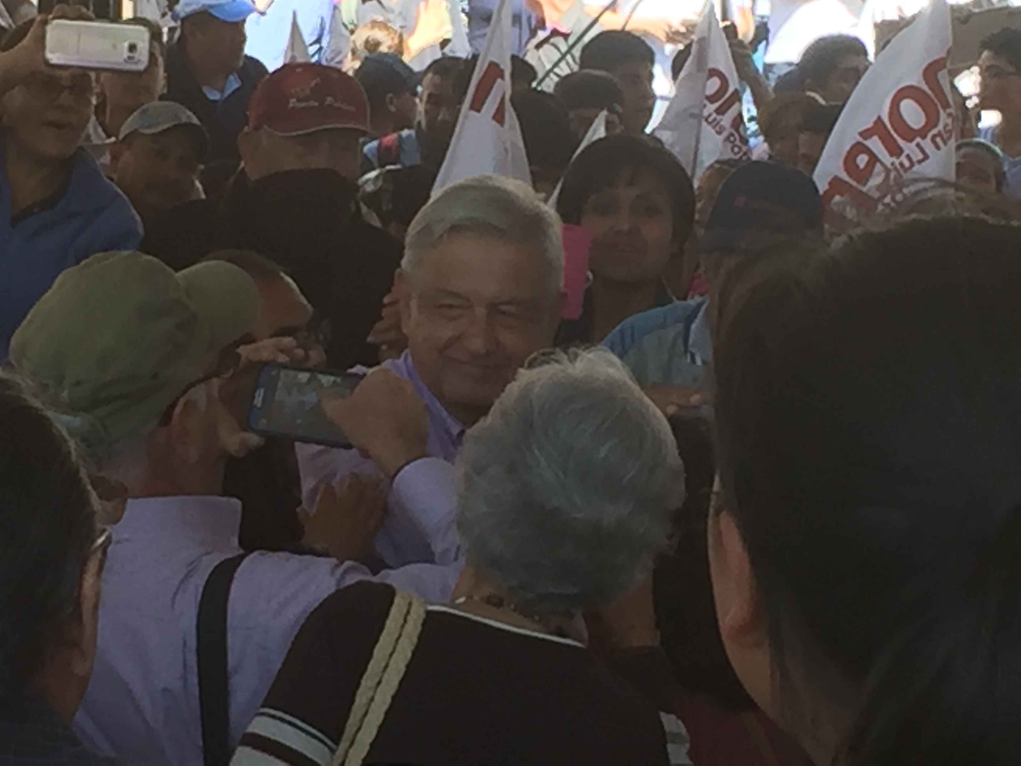  La visita de AMLO a SLP