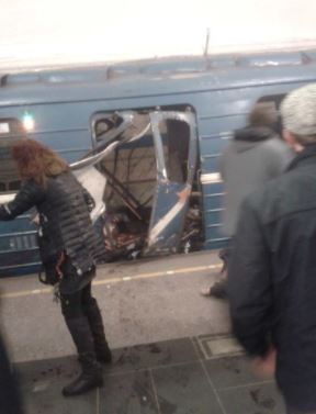  Atentado en metro de San Petersburgo deja al menos 10 muertos