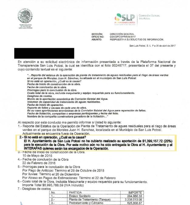  Por adeudo del Ayuntamiento, tratadora de Morales lleva más de un año abandonada