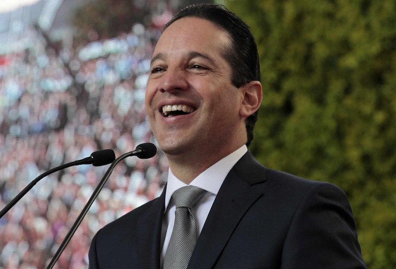  Gobernador de Querétaro presume a Carreras instalación del Sistema Estatal Anticorrupción