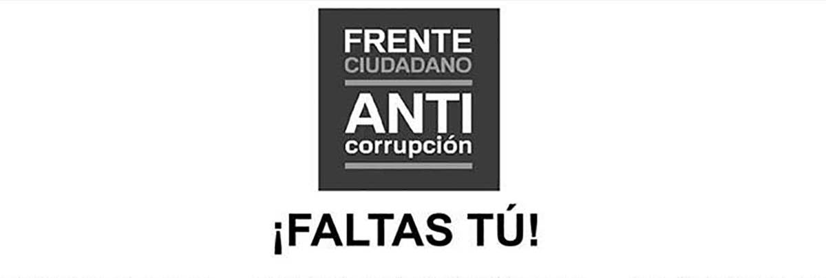  Pide Frente Ciudadano Anticorrupción licencia de Barrera