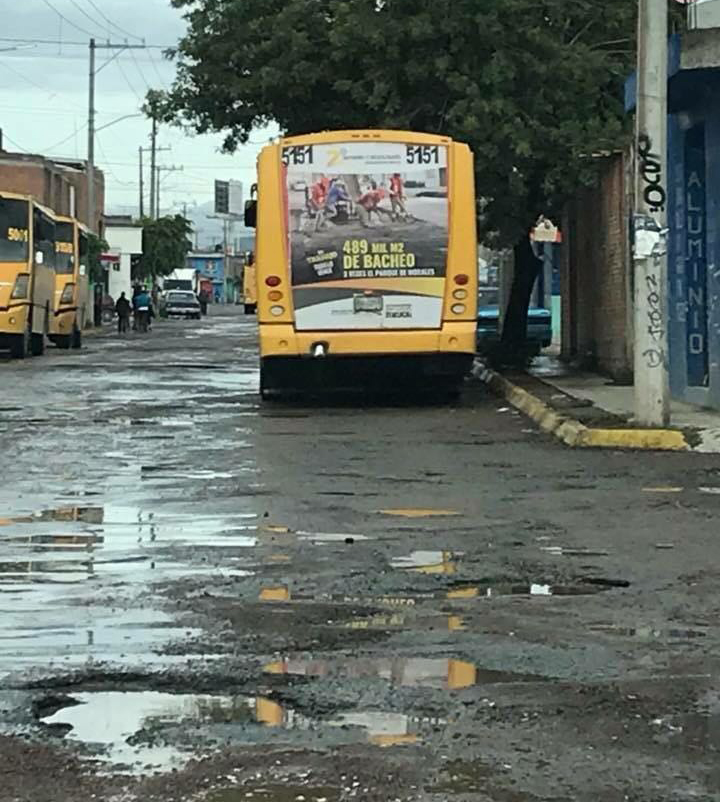  Baches, problema sin atender por parte del ayuntamiento de la capital