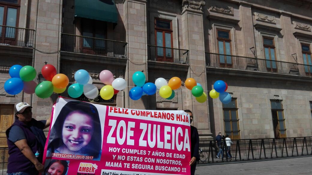  Celebran simbólico cumpleaños de menor desaparecida desde 2015