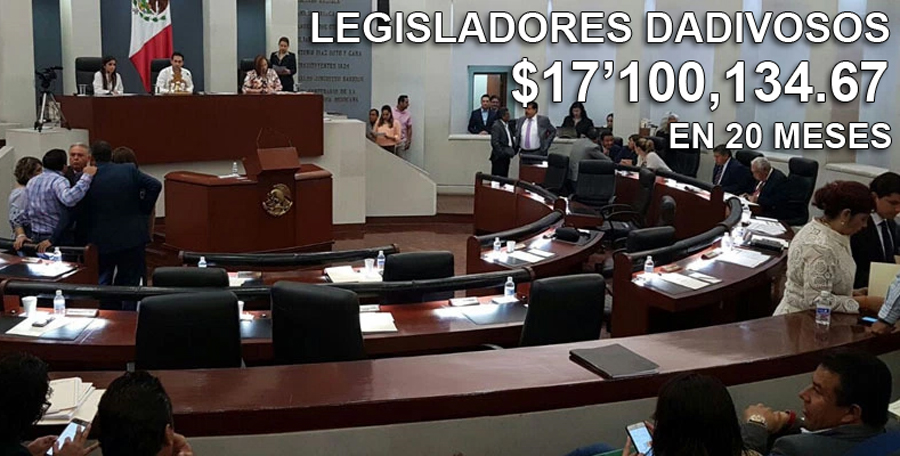  Repartieron diputados 17 mdp en dádivas; les recomiendan parar y no hacen caso