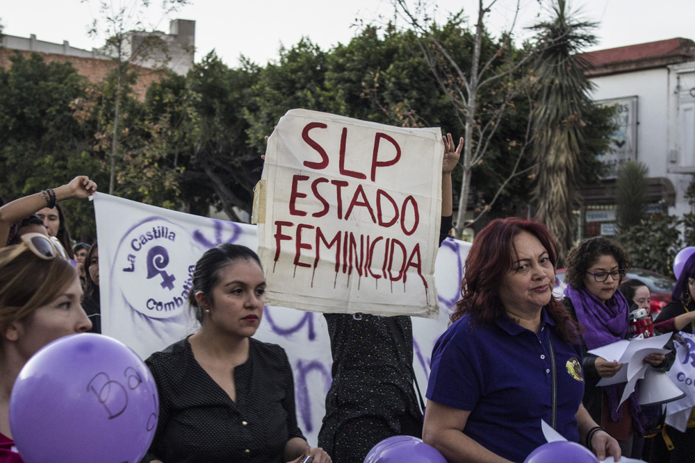  Ellas protestan porque las matan