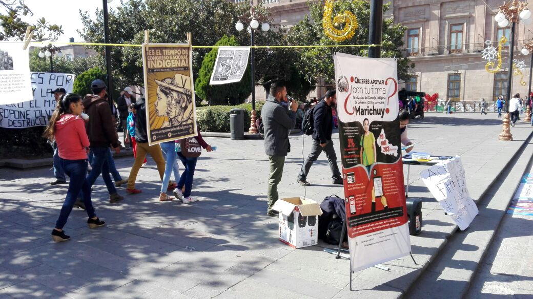  Comienza recolección de firmas para la candidatura presidencial de “Marichuy”