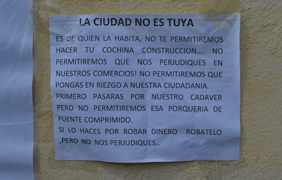  La ciudad no es tuya, le advierten a Ricardo Gallardo