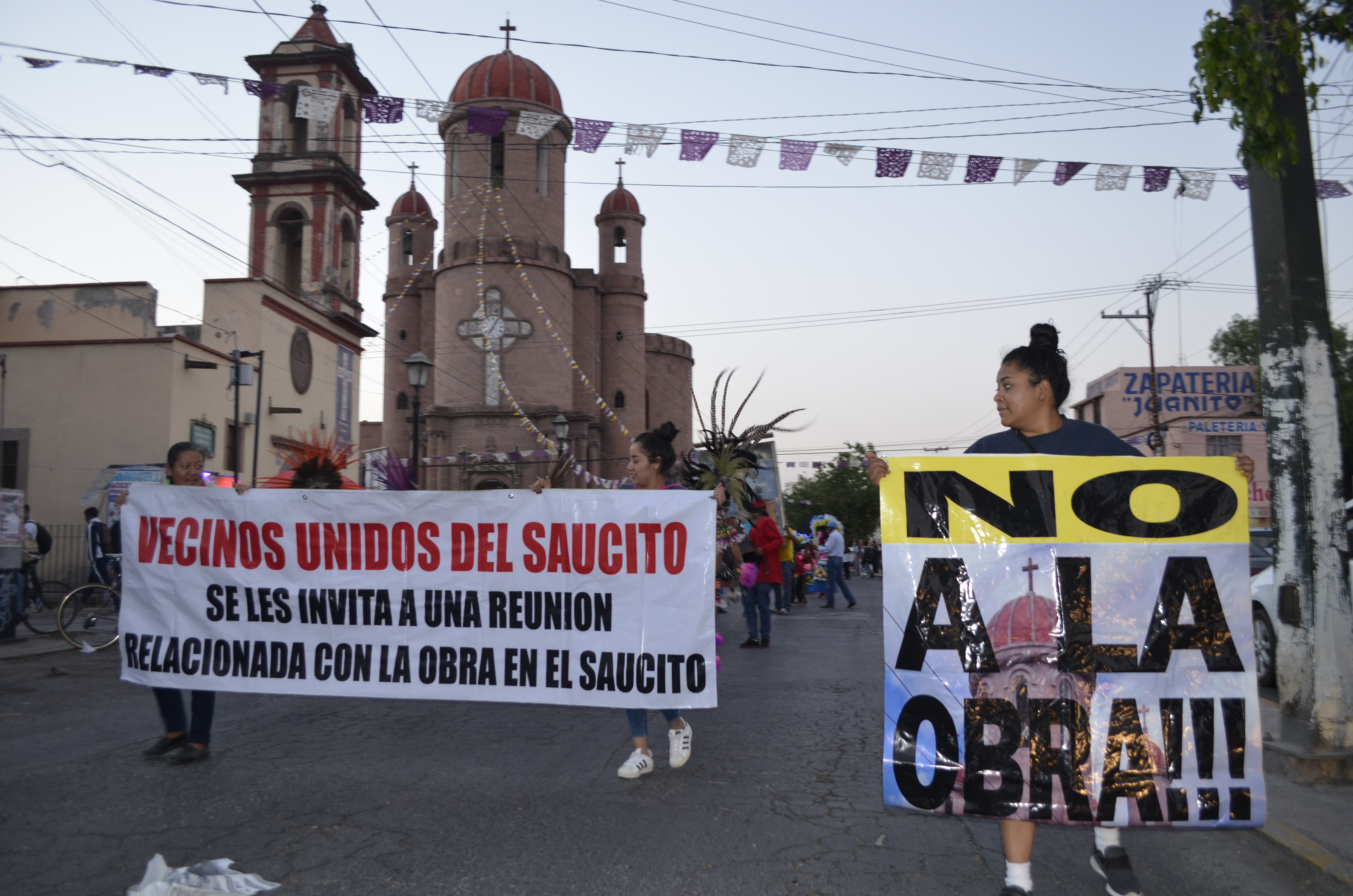  “¡Gallardo entiende, el Saucito no es tu rancho!”: Vecinos en protesta