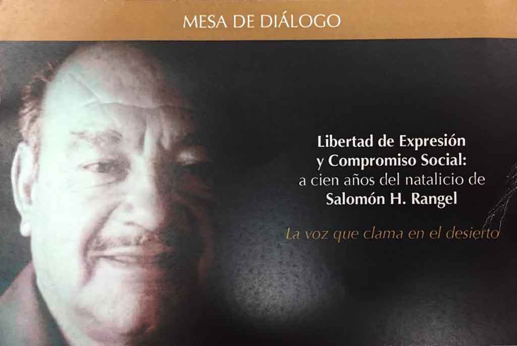  Rinden homenaje a Salomón H. Rangel, a 100 años de su nacimiento