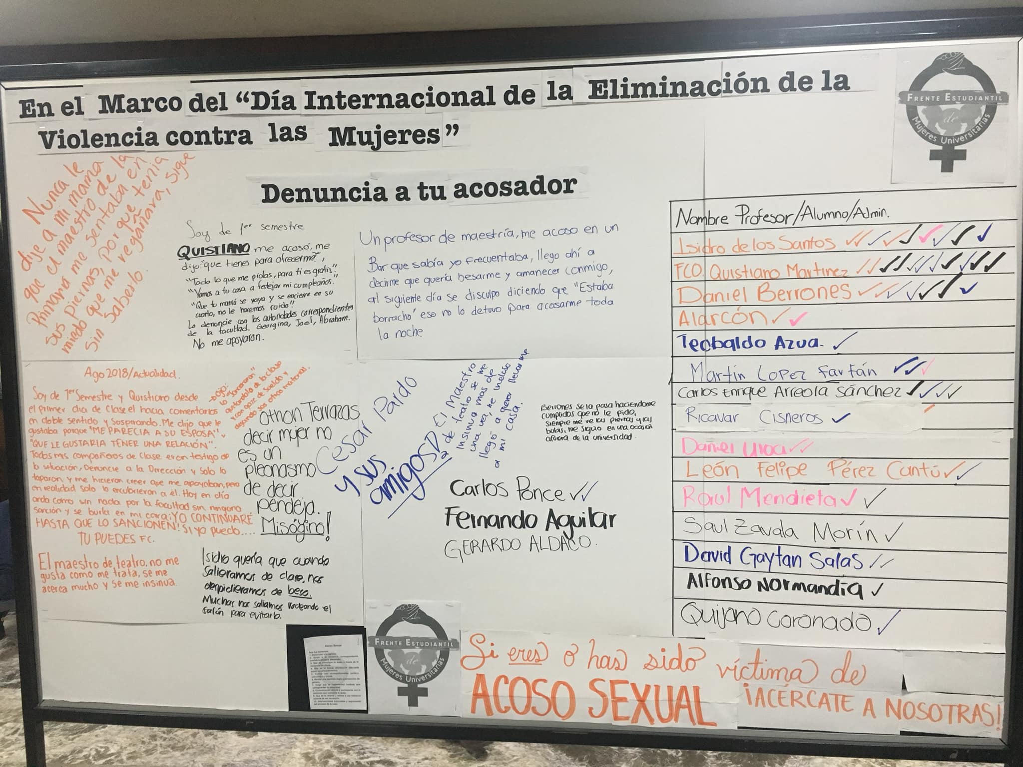  “Vamos a tu casa a festejar mi cumpleaños”, acoso continúa en la UASLP