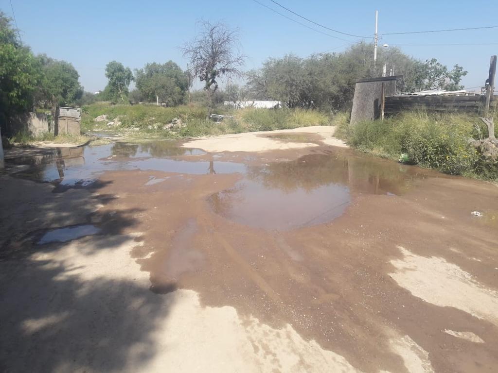  Colapsa drenaje en Noria de San José; inunda viviendas con aguas negras (Fotos)