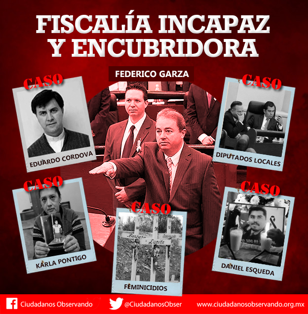  Fiscalía, incapaz y encubridora: Ciudadanos Observando