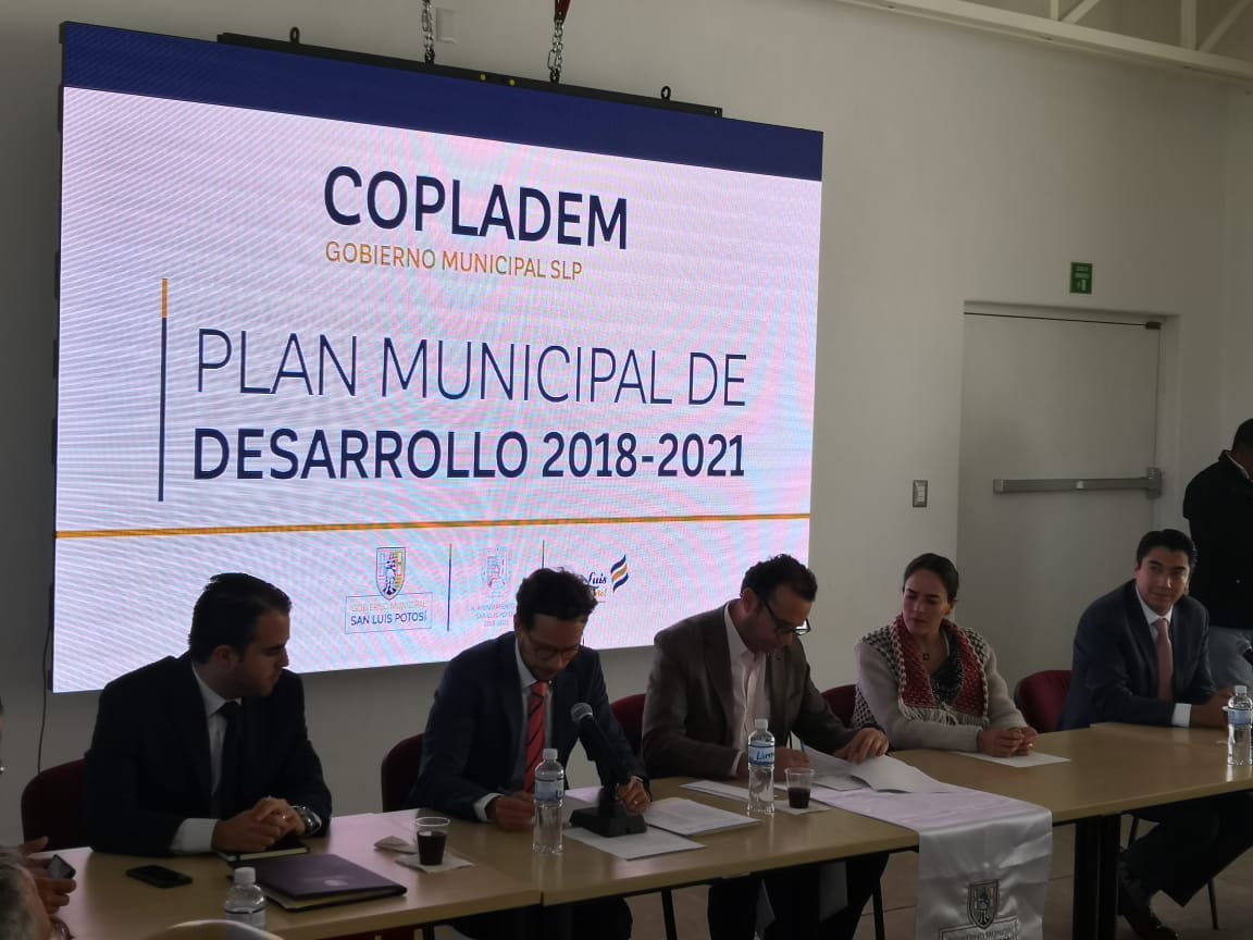  Aprueba Copladem Plan de Desarrollo Municipal para SLP