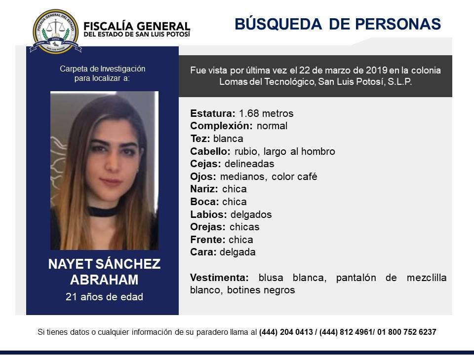  Desaparece joven en Lomas del Tec