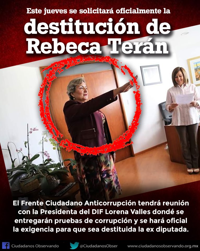  Por exigencia ciudadana, Rebeca Terán dejará coordinación de DIF en Valles