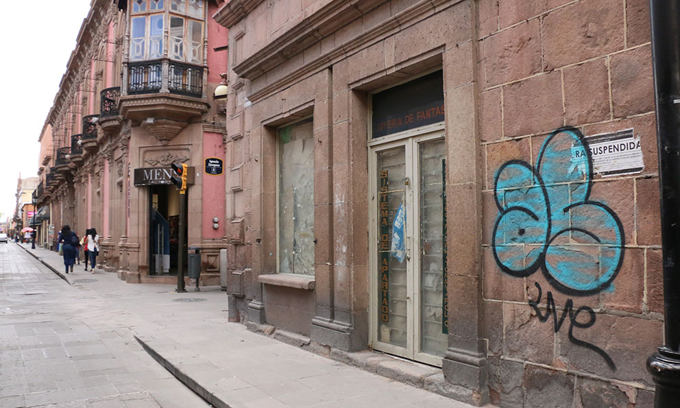  Retirar graffitis del Centro Histórico, es muy costoso: Ayuntamiento