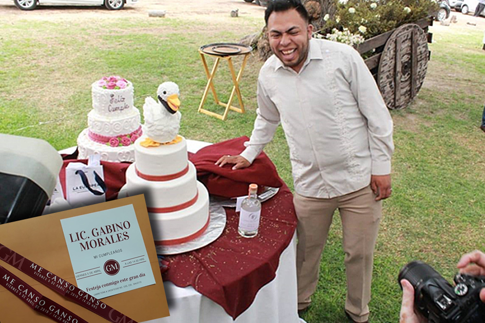  Super festejo para el super delegado Gabino Morales Mendoza, por su cumpleaños