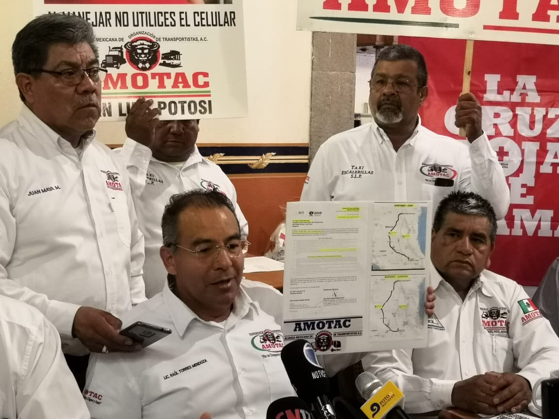  En 2019, 95 robos a transportistas de SLP en distintos estados, denuncia AMOTAC