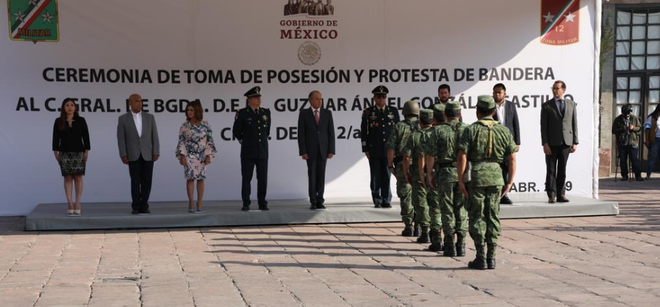  Guzmar Ángel González Castillo, nuevo comandante de la Doceava Zona Militar