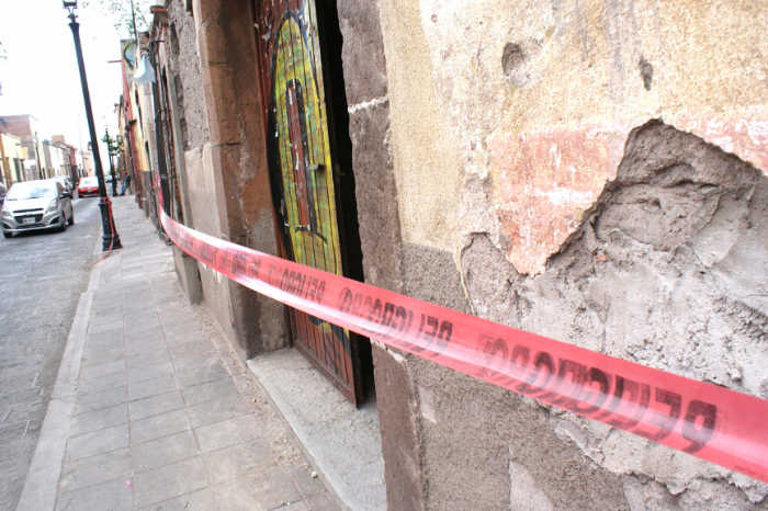  Protección Civil Municipal derrumbaría 10 fincas en el Centro Histórico