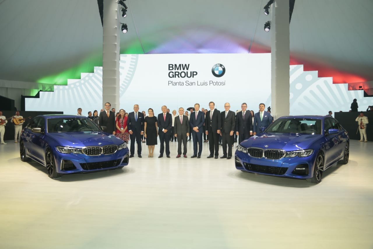  Inauguran planta de BMW en SLP; contrato de protección patronal, la crítica principal: Guillermo Luévano