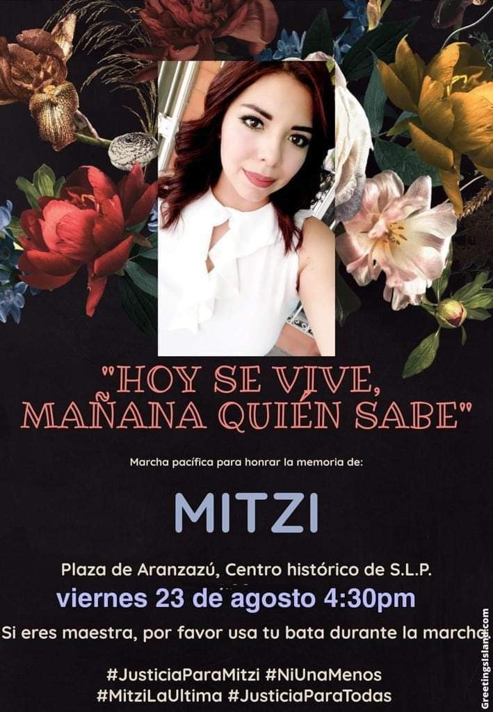  Convocan a marcha para honrar la memoria de Mitzi